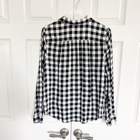 Madewell Wrap-Front Shirt in Buffalo Check Plaid - Picture 10 of 10